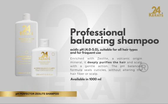 Balancing Shampoo with Zeolite – pH 4.0–5.0 | Volcanic Mineral Formula | Deeply Purifies Scalp & Hair | Cuticle Sealing | 8.45 fl oz | Sulfate-Free, Silicone-Free, Paraben-Free