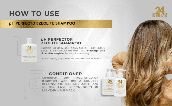 Balancing Shampoo with Zeolite – pH 4.0–5.0 | Volcanic Mineral Formula | Deeply Purifies Scalp & Hair | Cuticle Sealing | 8.45 fl oz | Sulfate-Free, Silicone-Free, Paraben-Free